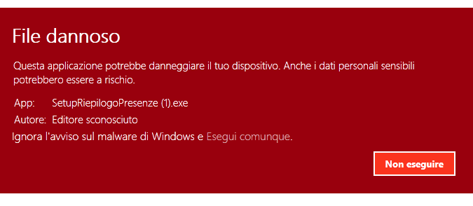 riepilogo Presenze informazioni