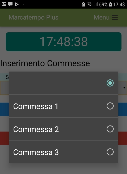 Gestione commesse Marcatempo Plus commesse 2