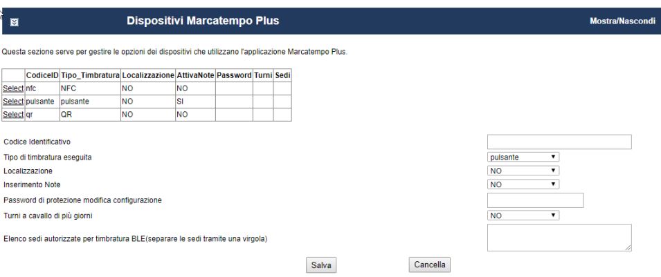 guida marcatempo plus multi utente dispositivi