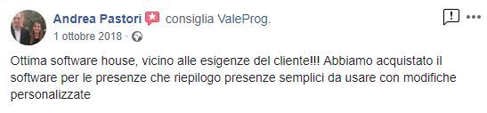 timbratura economica testimonianze